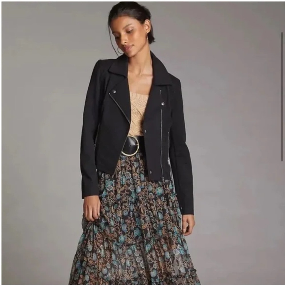 Anthropologie MARRAKECH Biker Style Jacket